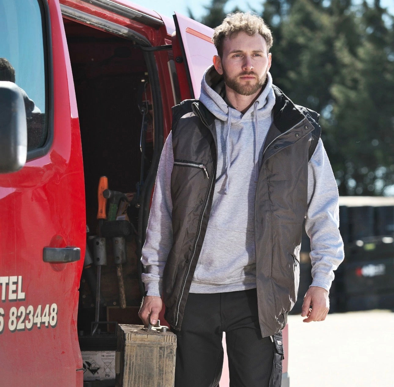 Mens tuff stuff pro work windproof  bodywarmer