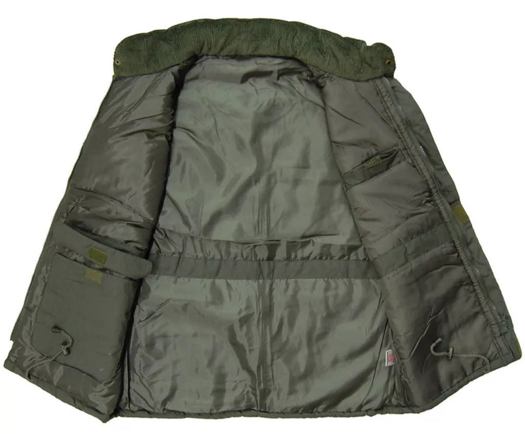 Men’s highmount multi pocket padded bodywarmer