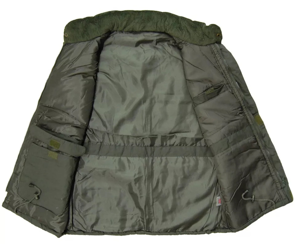 Men’s highmount multi pocket padded bodywarmer