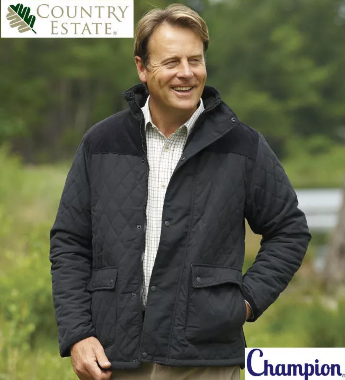 Mens Champion Lewis fleece jacket