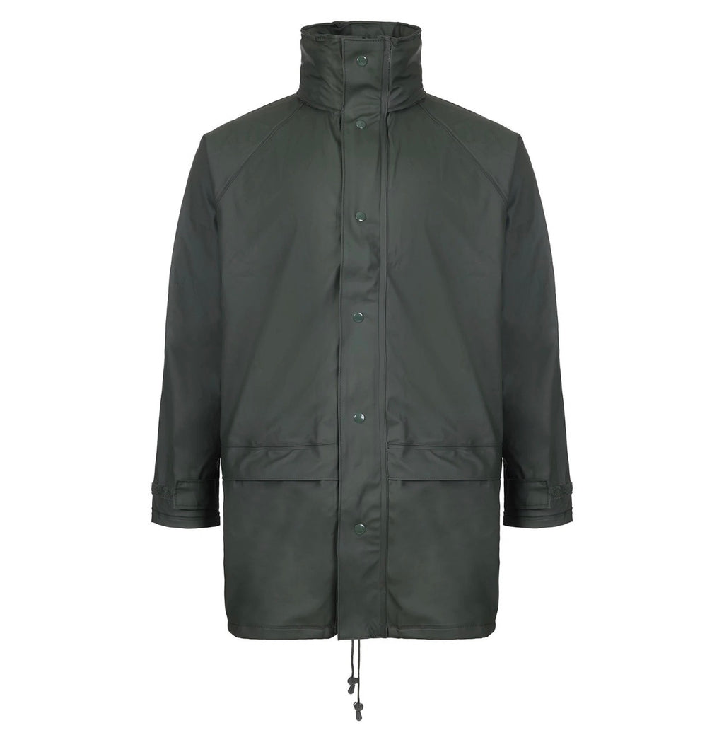 Men’s fort flex waterproof windproof jacket concealed hood 220 welded seams