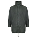 Men’s fort flex waterproof windproof jacket concealed hood 220 welded seams