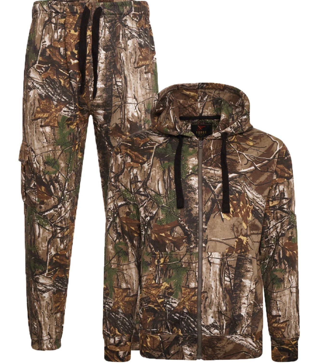 Men’s realtree fishing jungle fleece tracksuit
