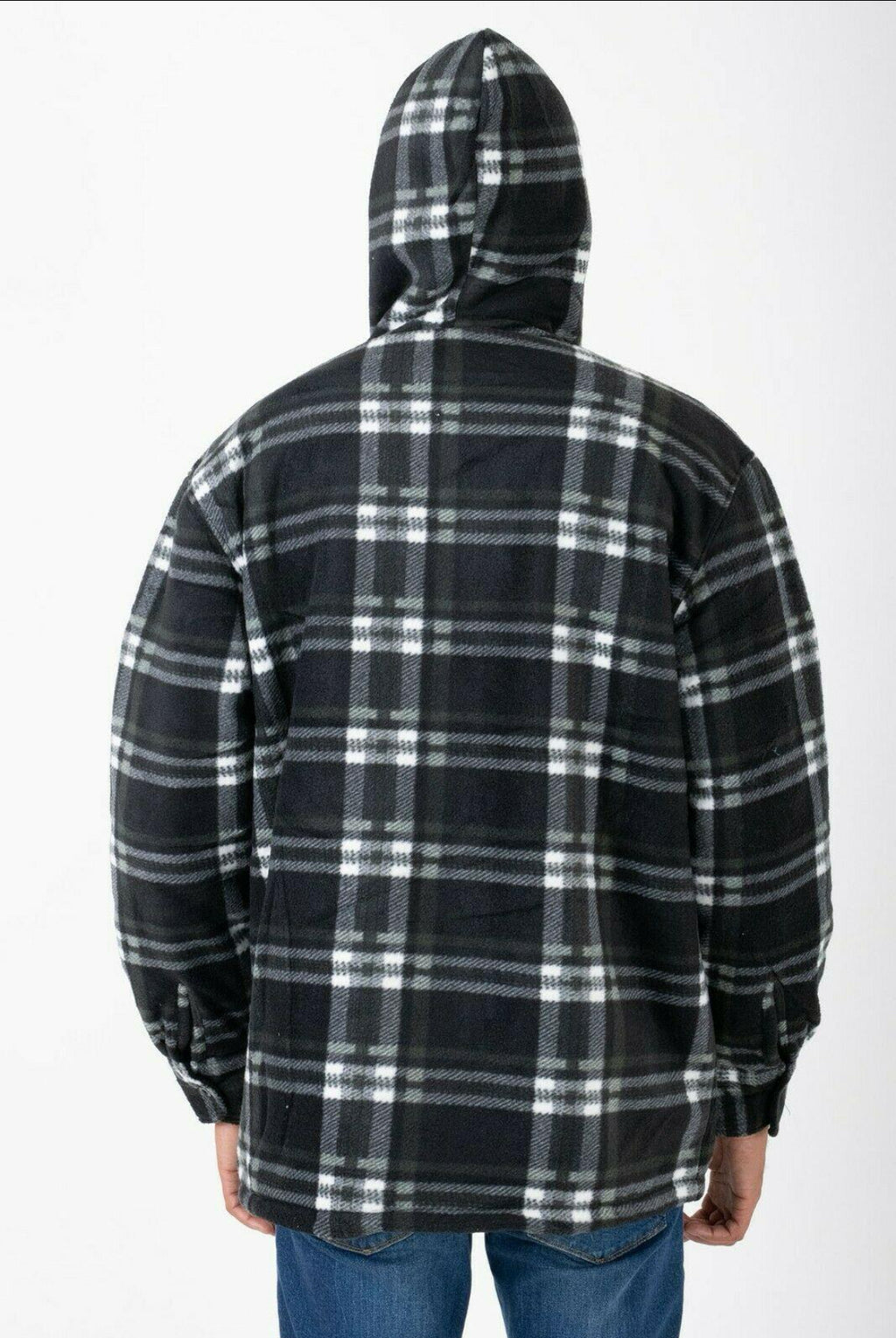 Men’s hood lumberjacket padded shirt