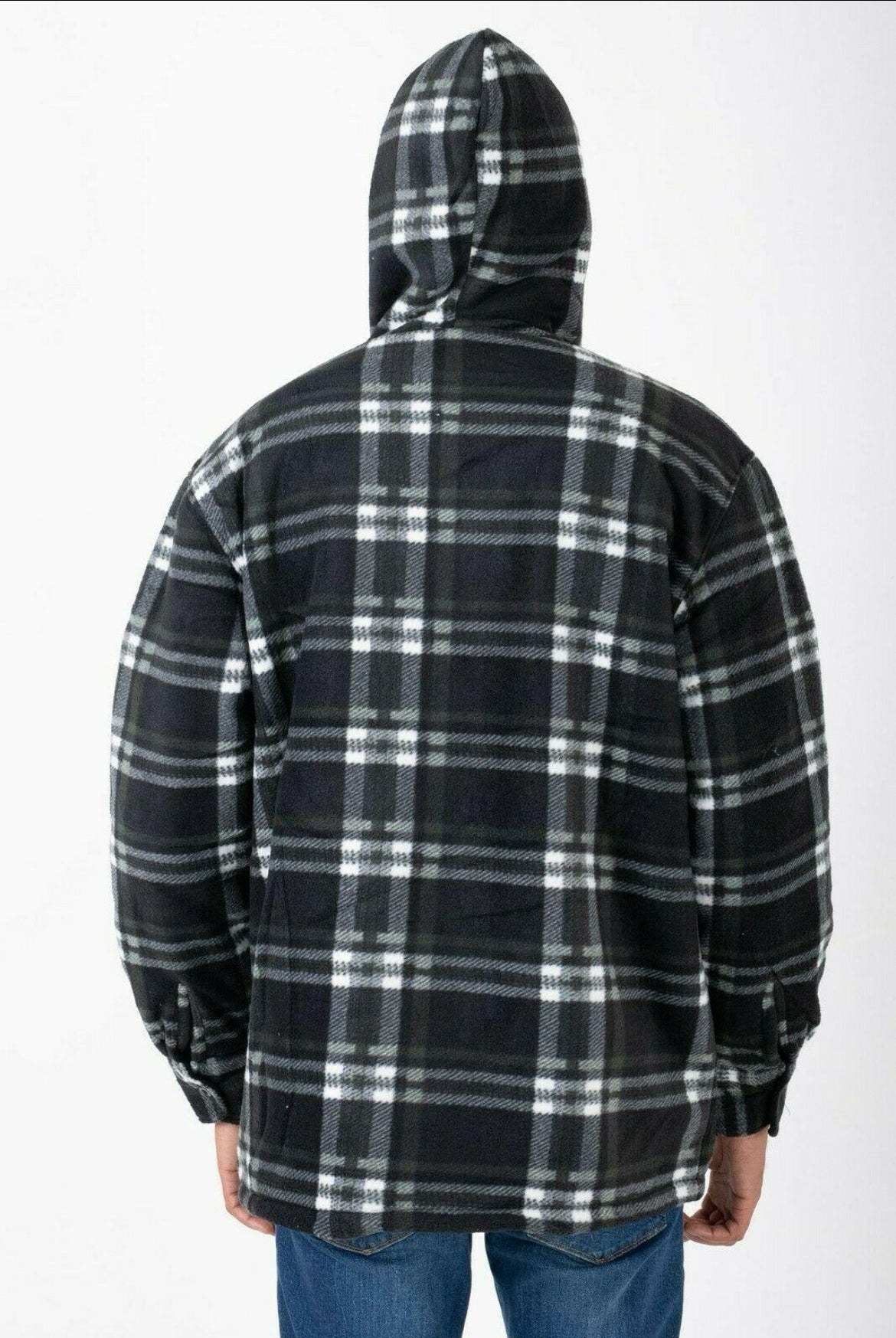Men’s hood lumberjacket padded shirt