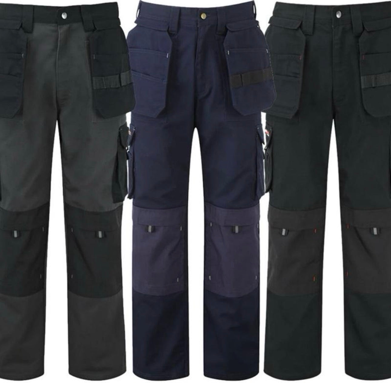 Mens tuff stuff 700 extreme work cordura   trousers heavy canvas