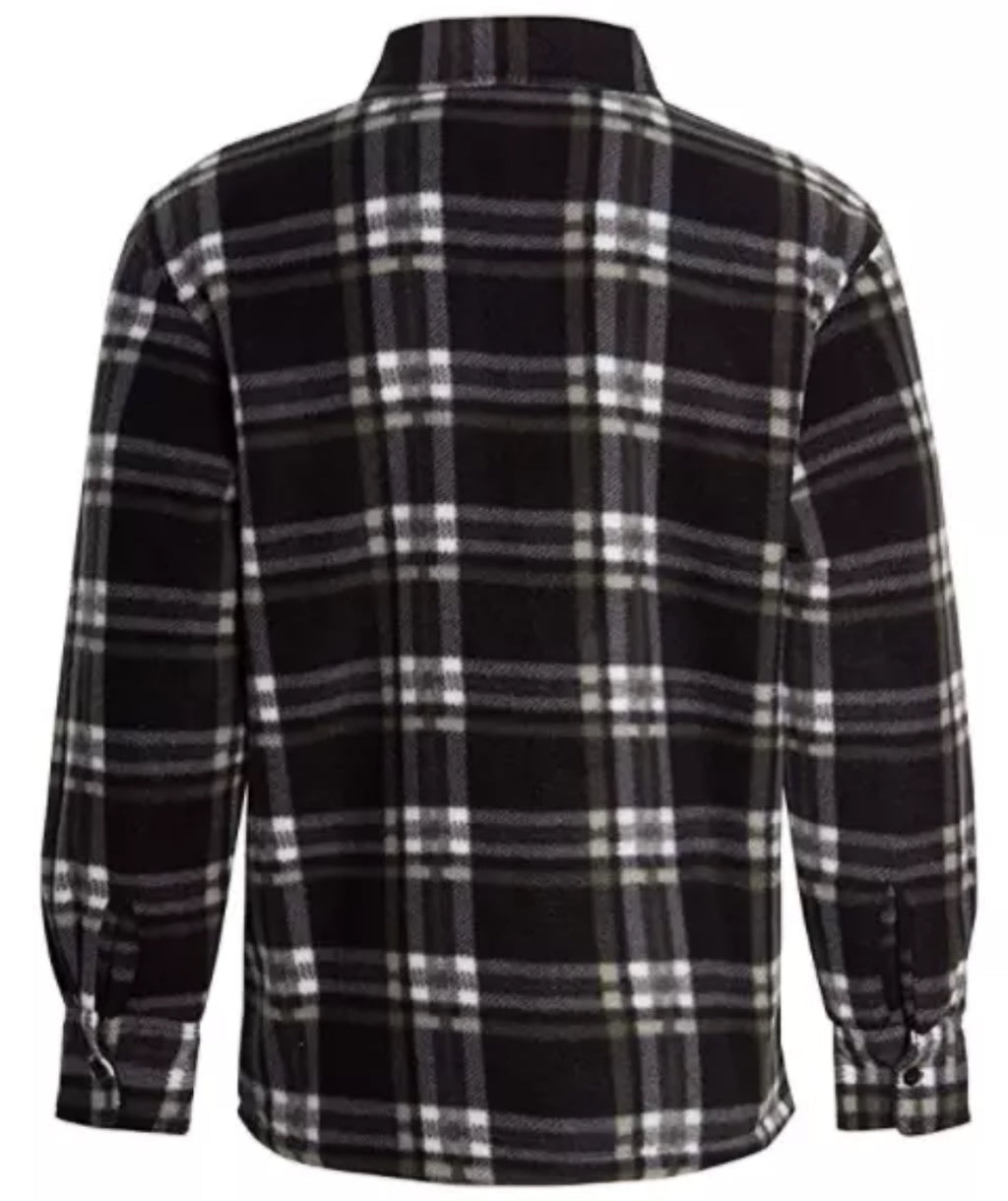 Men’s lumberjacket zip collar padded shirt
