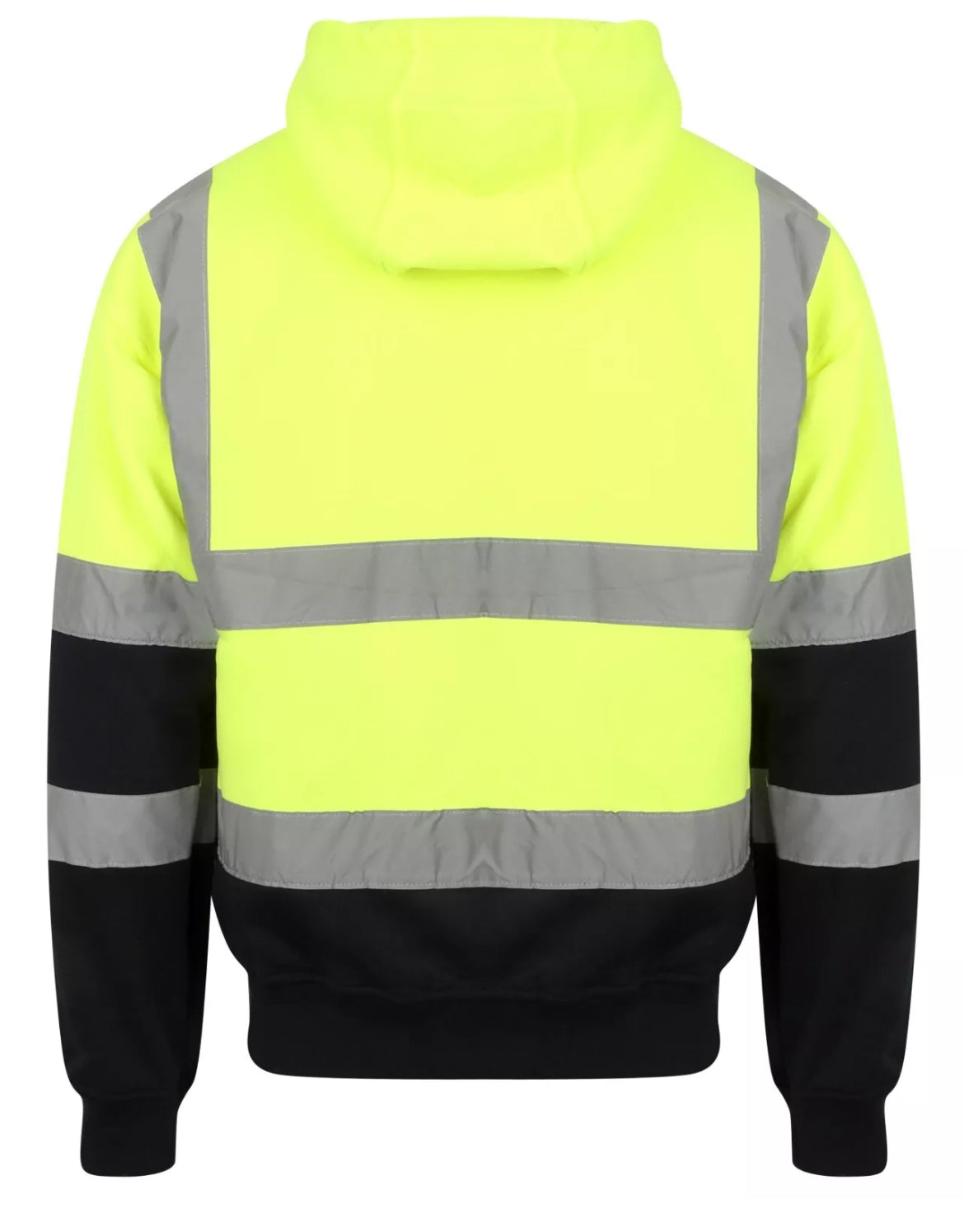 Mens zip Hi vis work hoodie