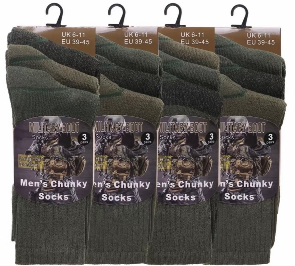 Army work socks 12 packs