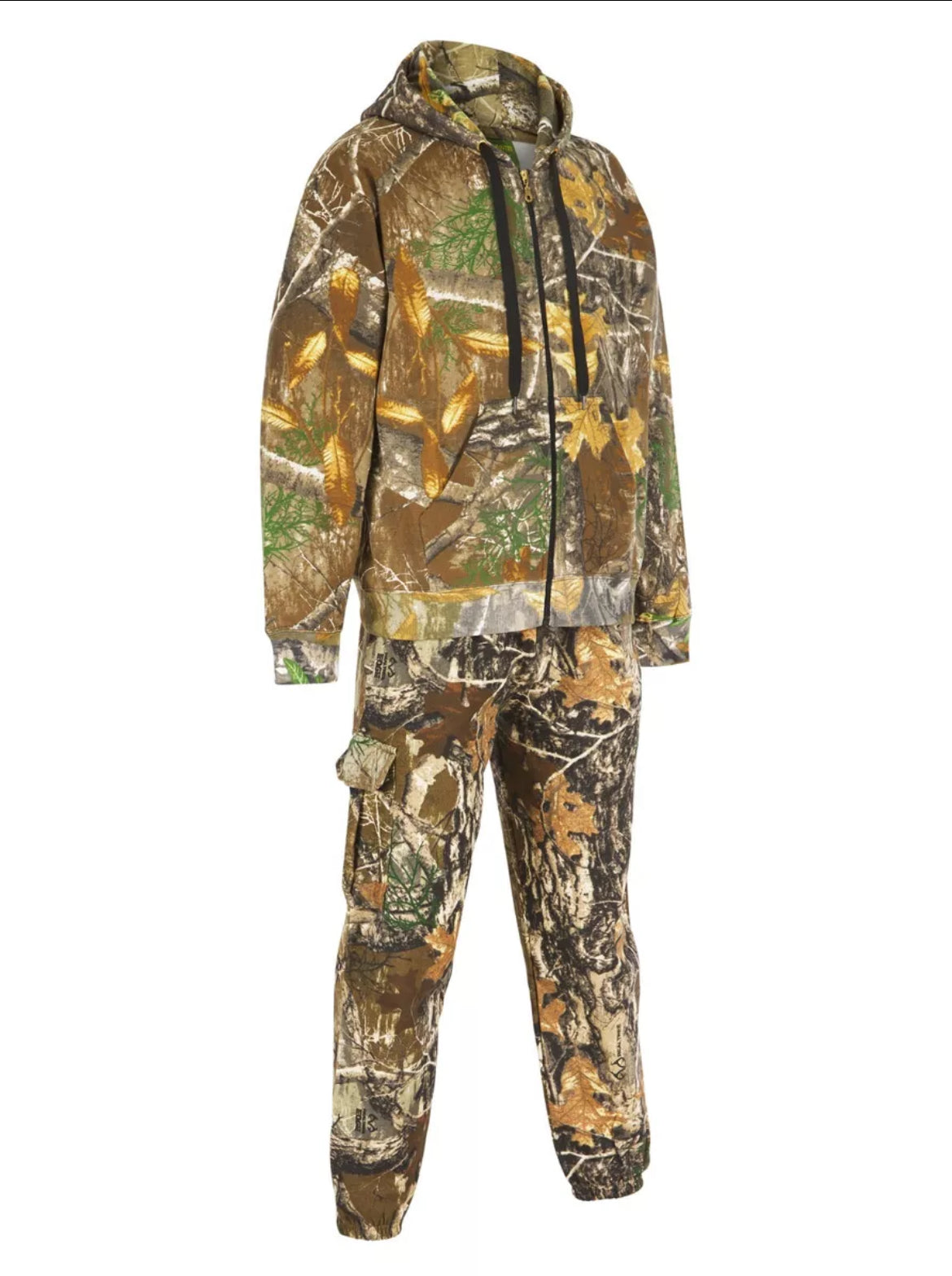 Men’s realtree fishing jungle fleece tracksuit