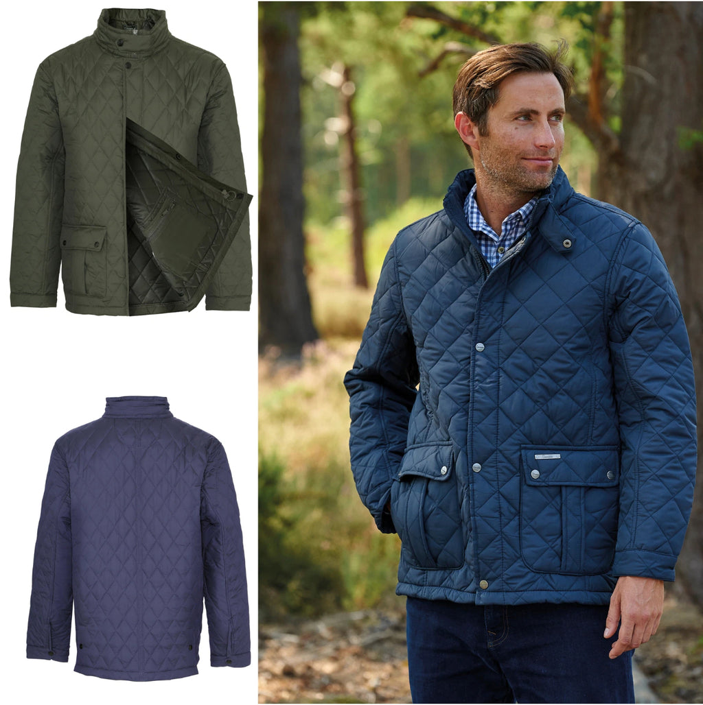 Men’s champion padstow diamond quilted jacket