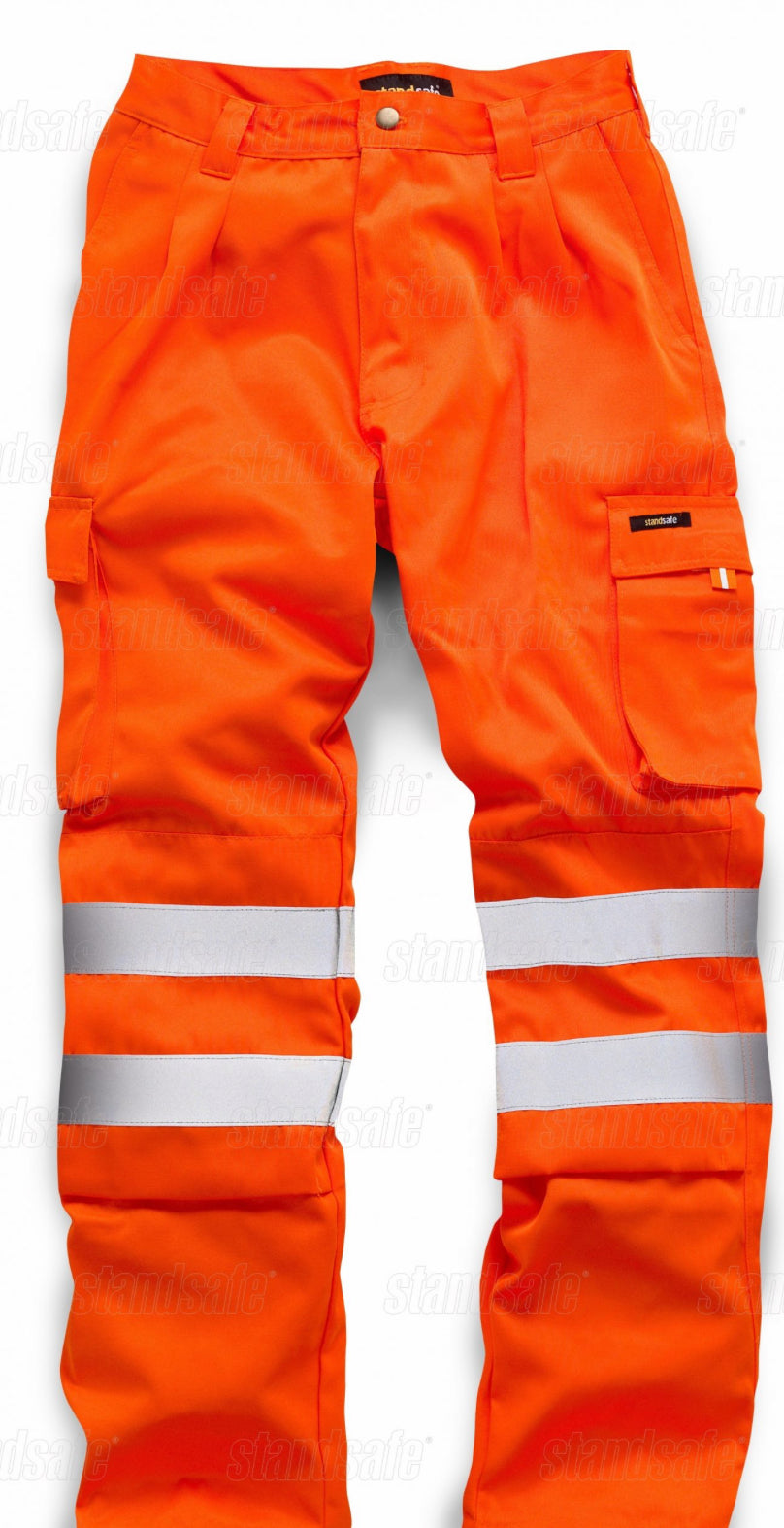 Mens Hi vis work polycotton trousers