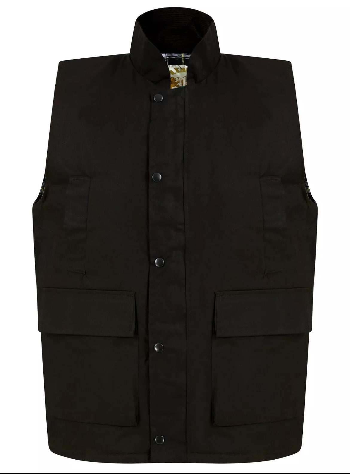 Men’s country wax padded gilet