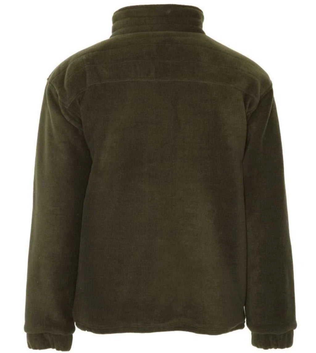 Men’s us trading collar fleece zip jacket