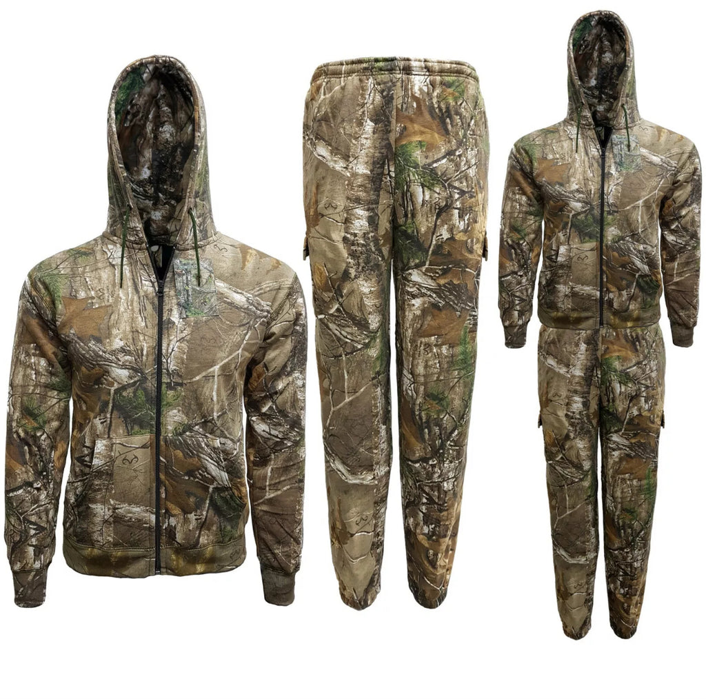 Men’s realtree fishing jungle fleece tracksuit