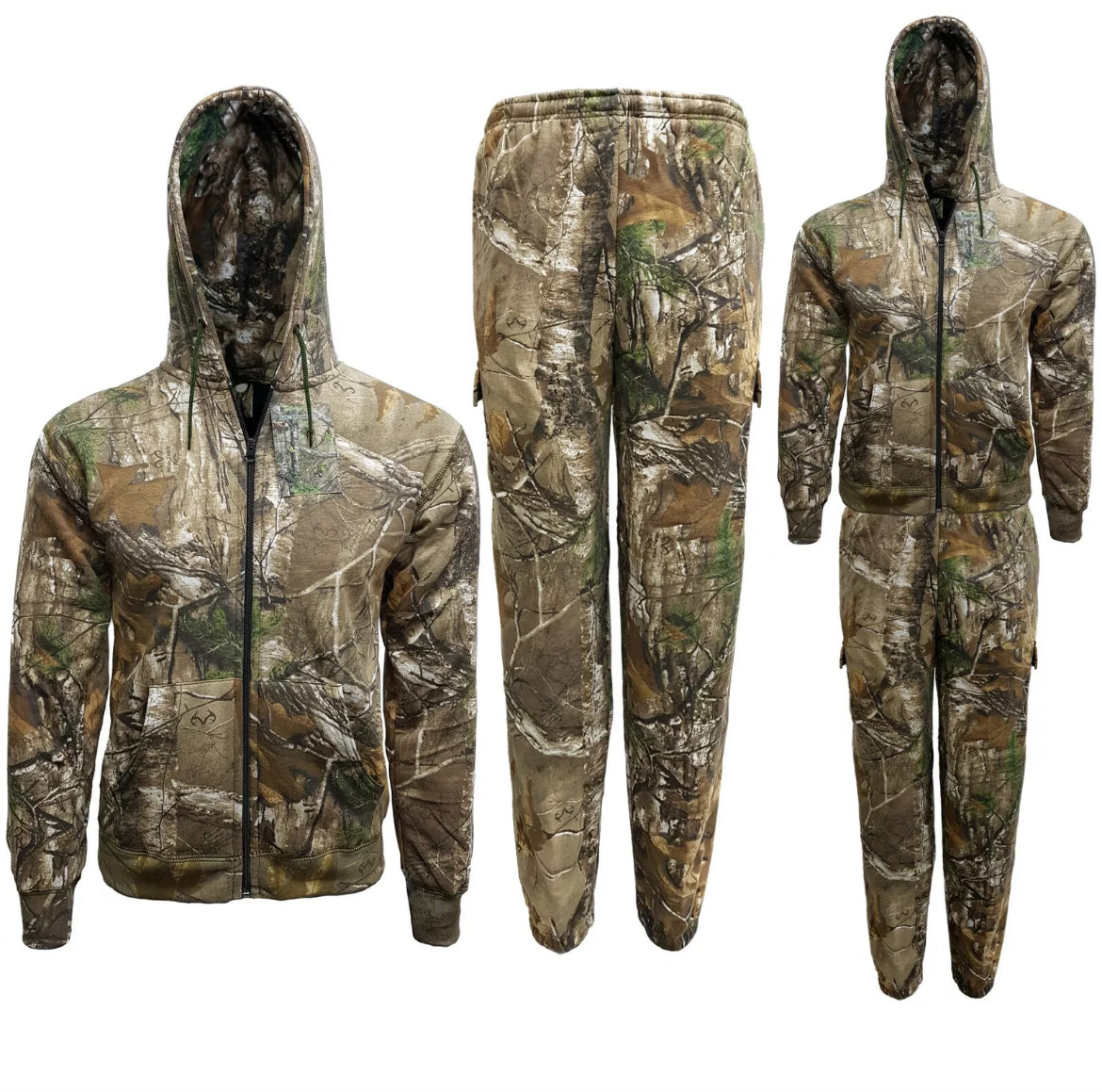 Men’s realtree fishing jungle fleece tracksuit