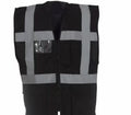 Mens work Hi vis  zip vest