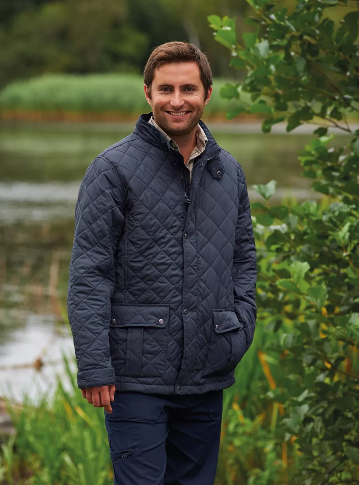 Men’s champion padstow diamond quilted jacket