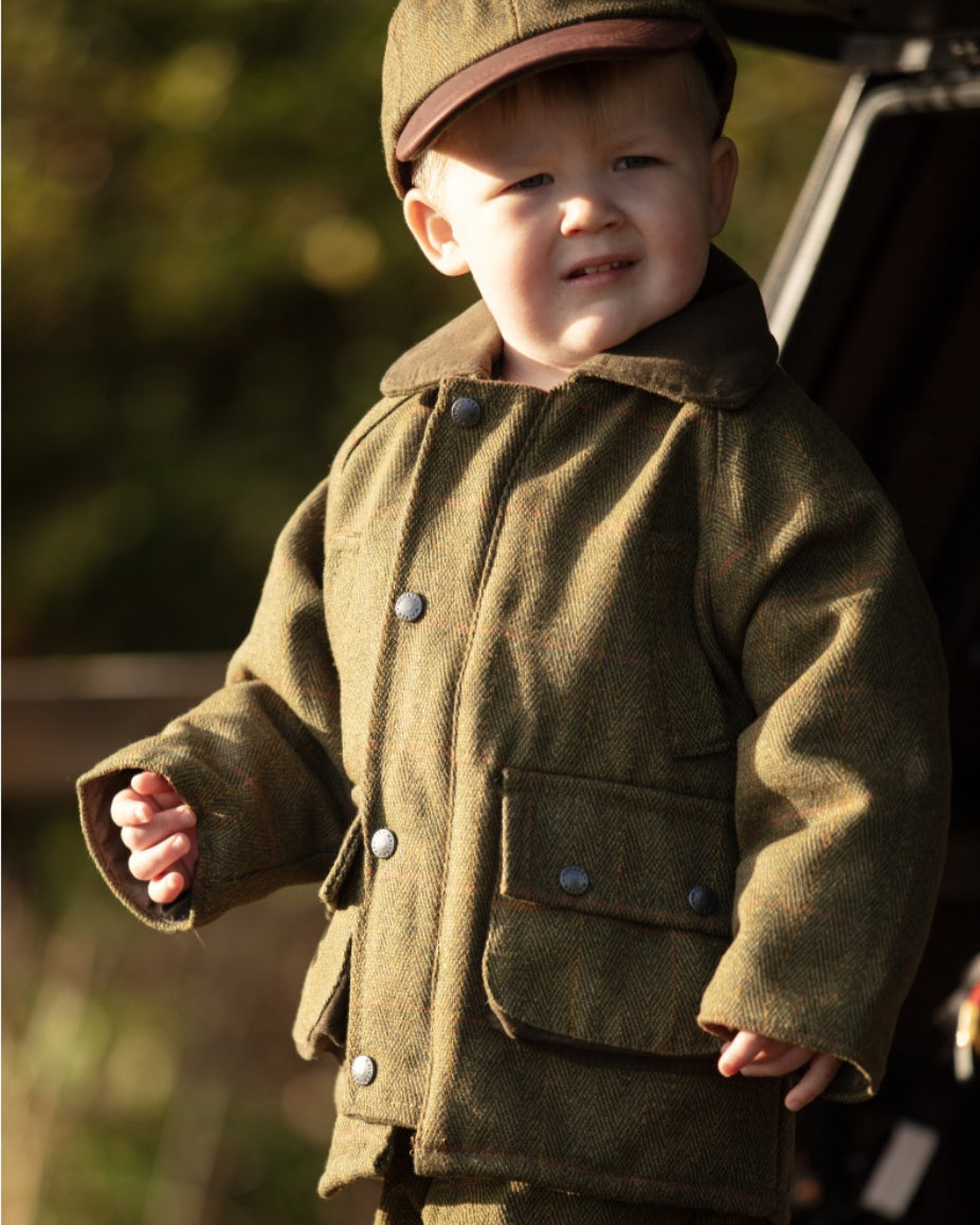 Kids tweed country jacket
