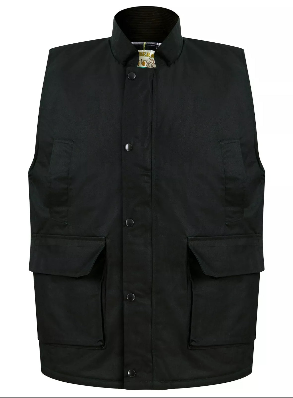 Men’s country wax padded gilet