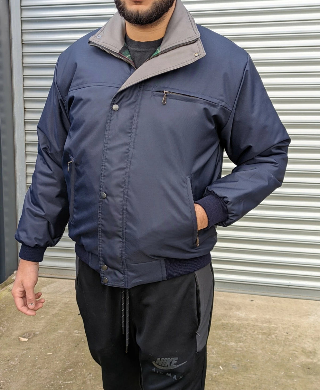 Men’s sky diver padded bomber jacket
