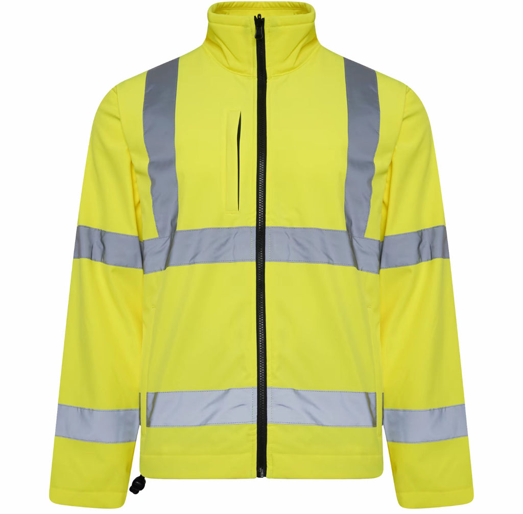 Men’s hi vis softshell jacket