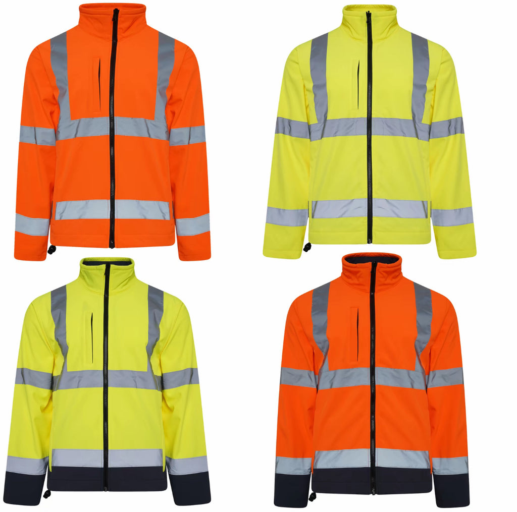 Men’s hi vis softshell jacket