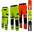 Mens Hi vis work polycotton trousers