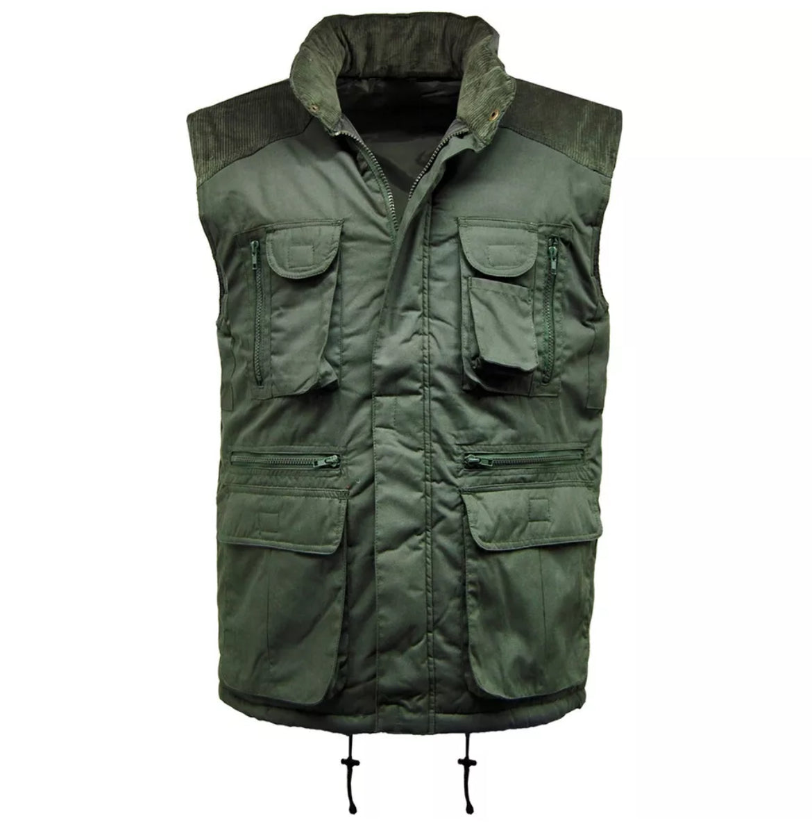 Men’s highmount multi pocket padded bodywarmer