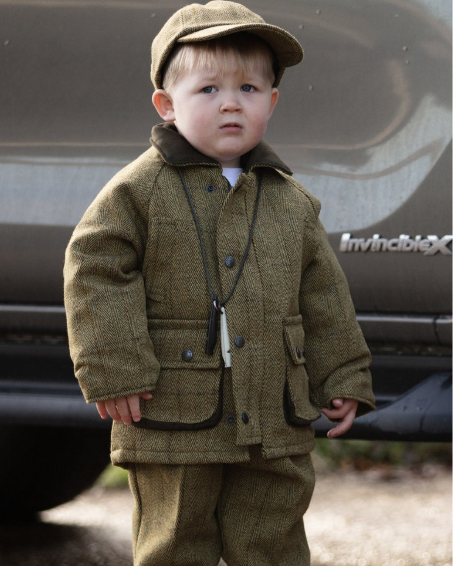 Kids tweed country jacket