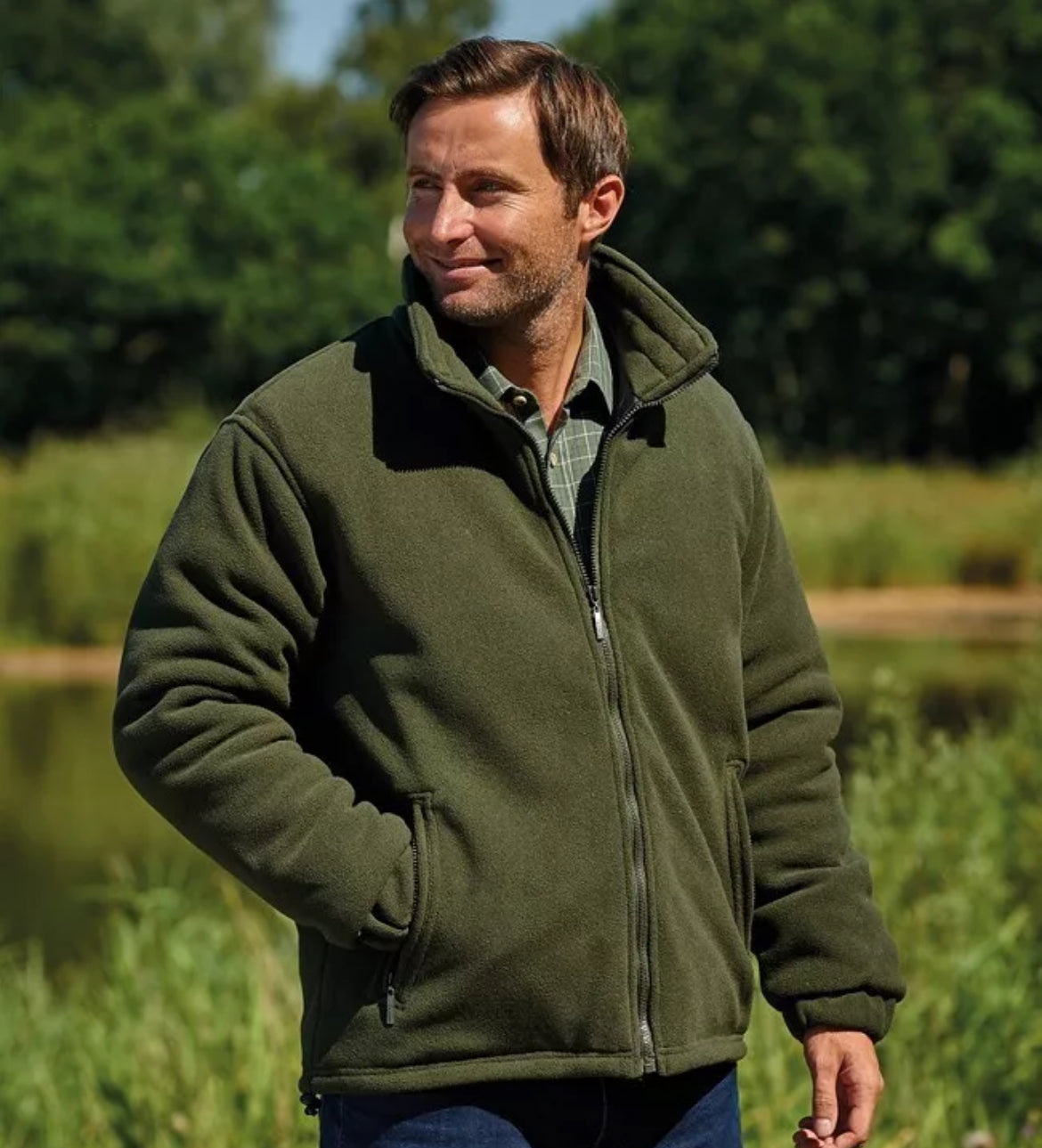 Men’s champion fleece padded jacket