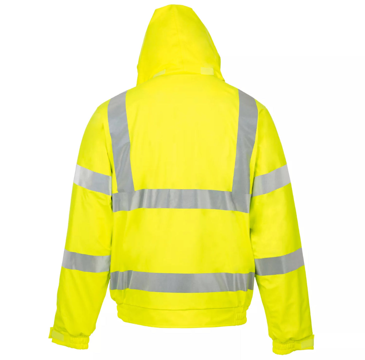 Mens hi vis bomber work jacket