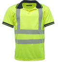 Hi vis work short sleeve polo