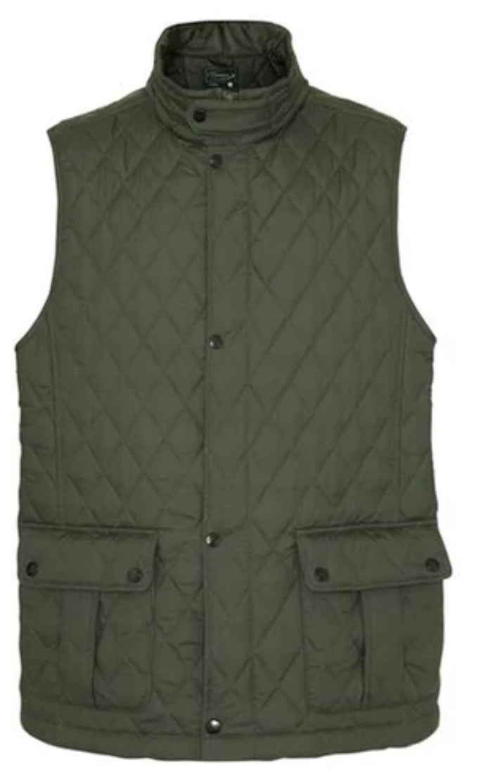 Men’s champion Ashby quilted gilet