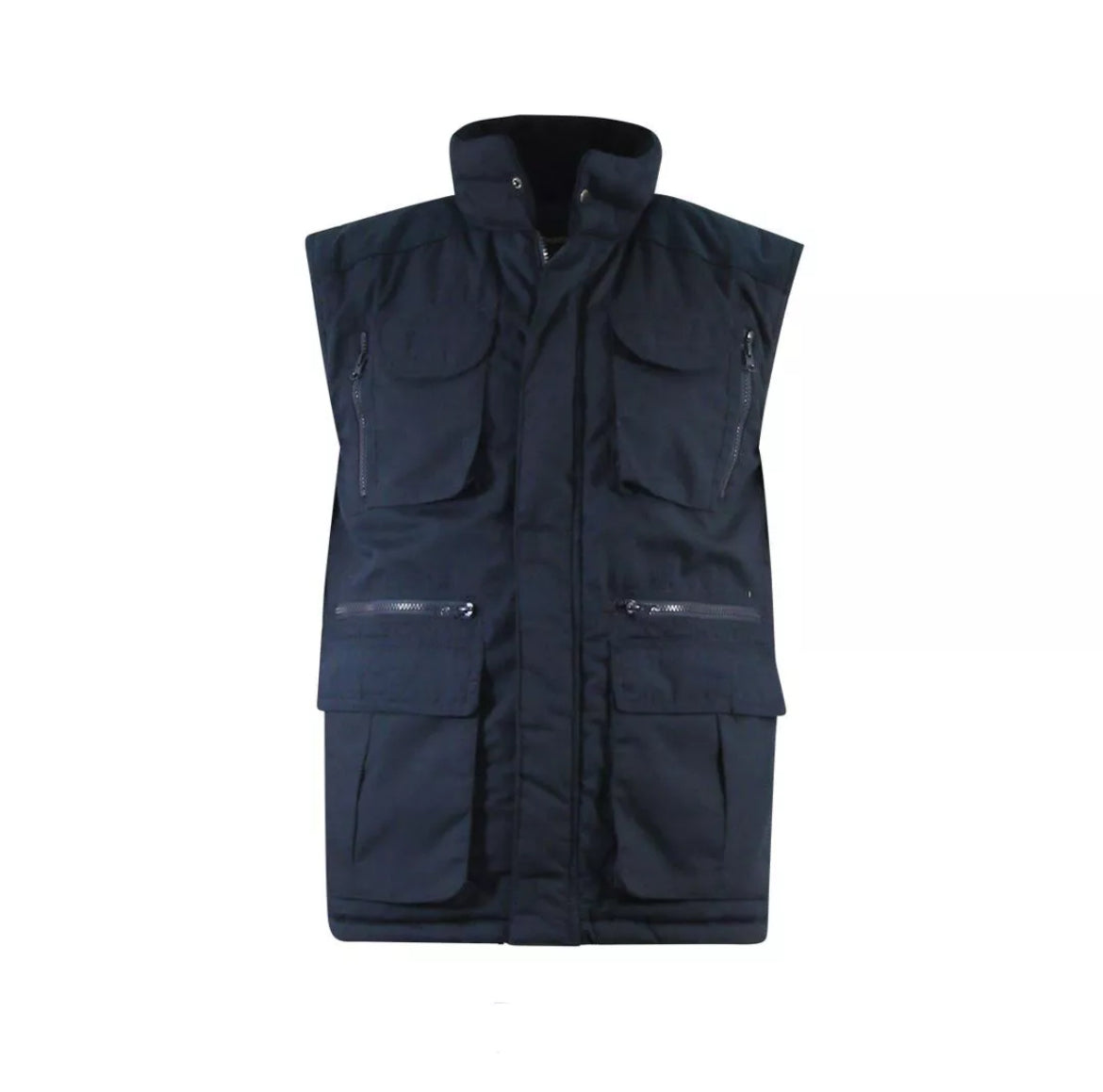 Men’s highmount multi pocket padded bodywarmer