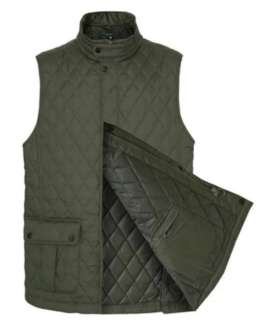 Men’s champion Ashby quilted gilet
