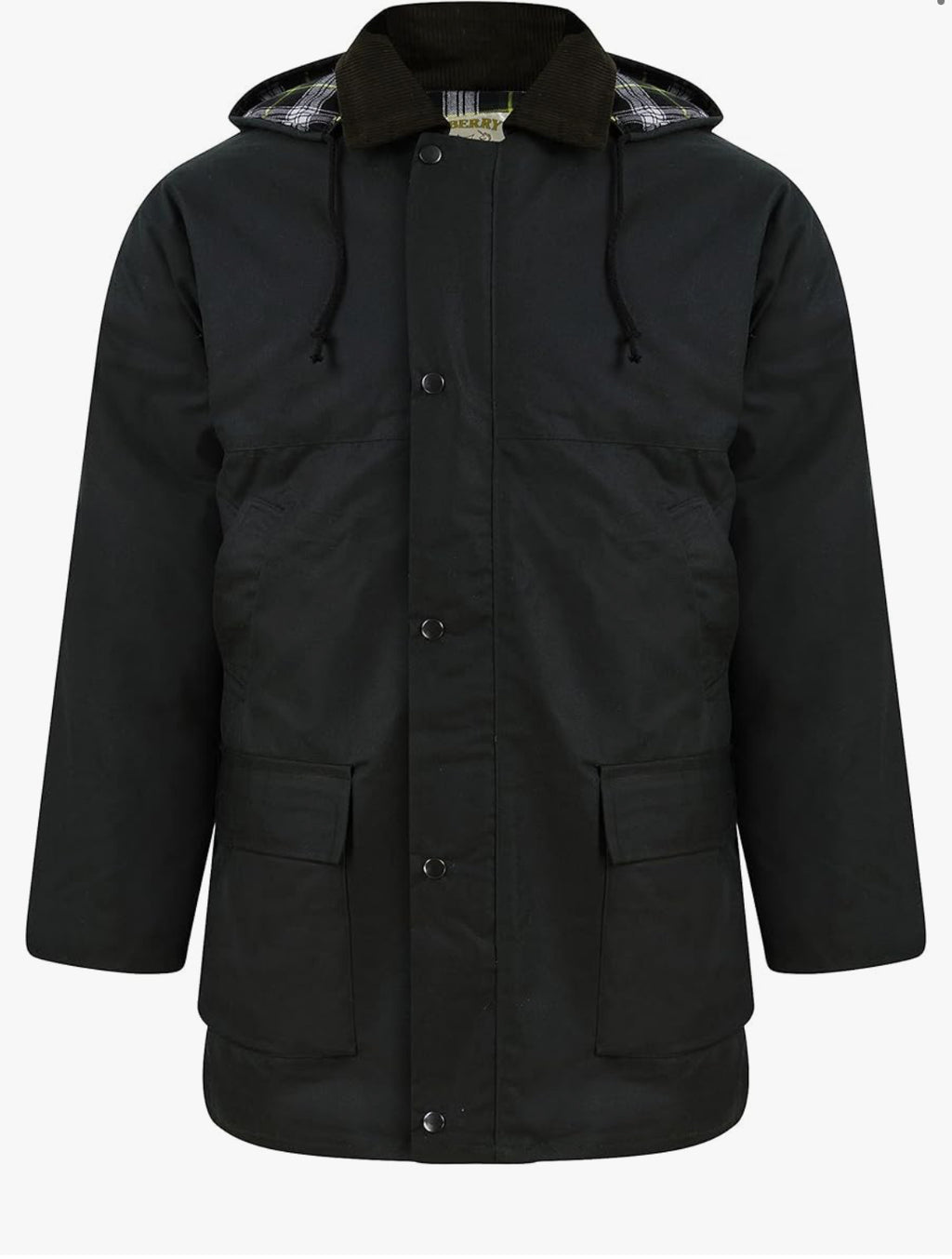 Men’s country wax padded jacket