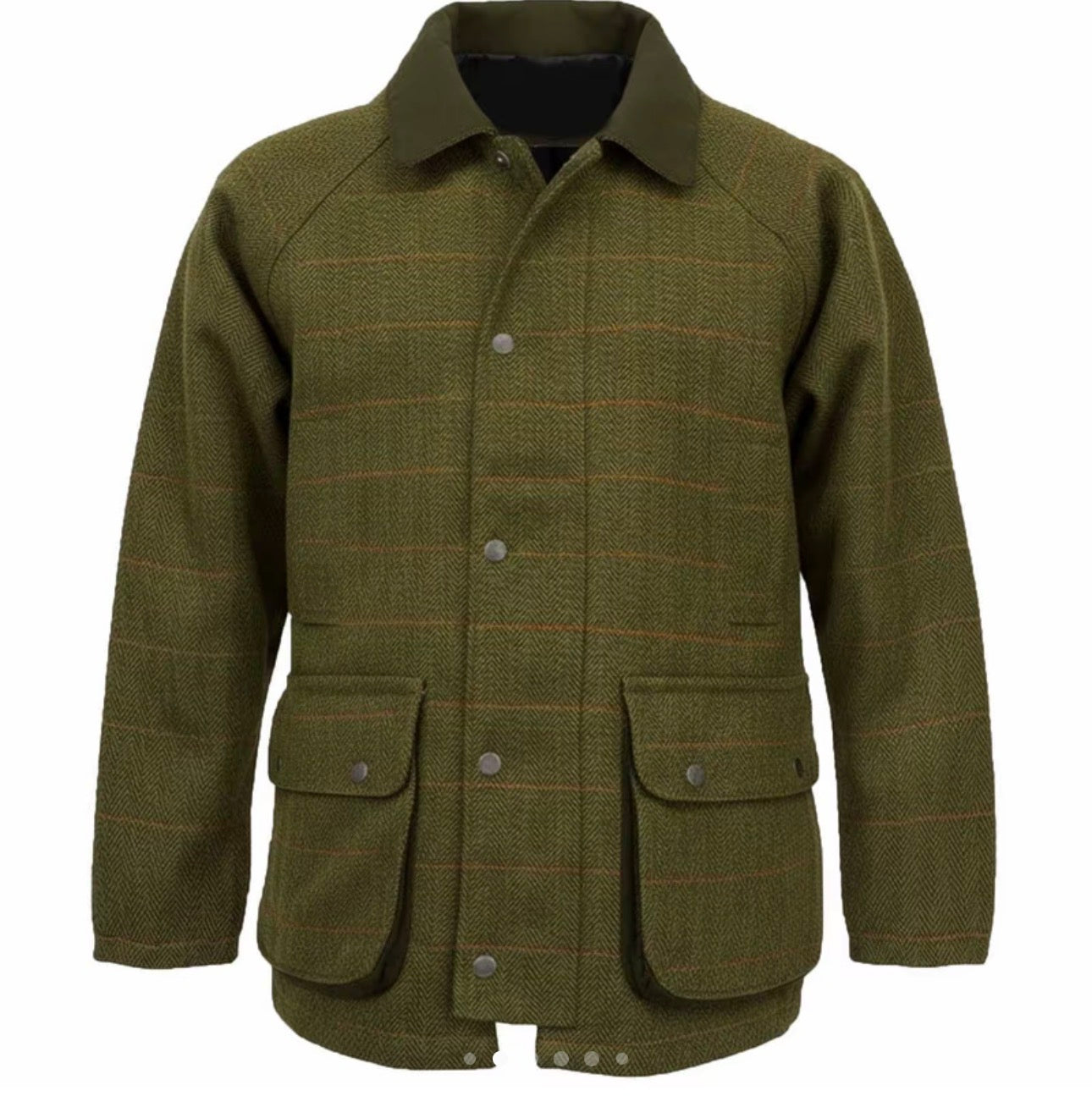 Men’s country shooting tweed jacket fully padded waterproof