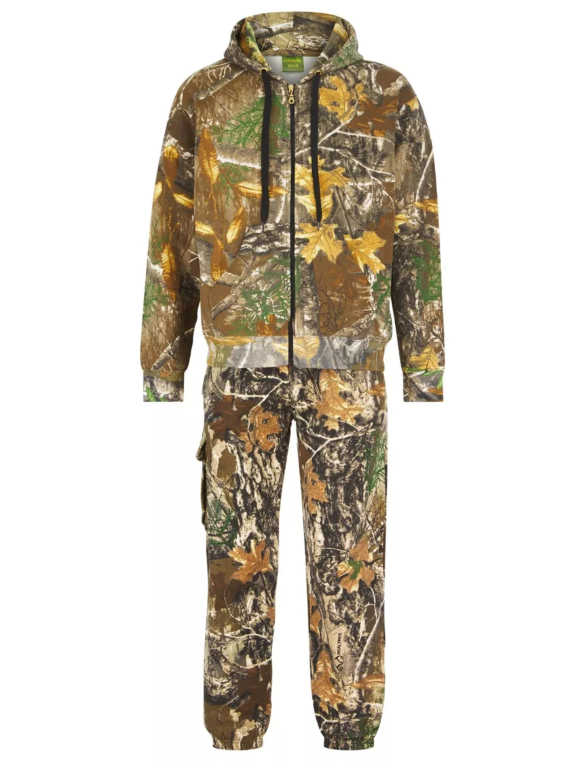 Men’s realtree fishing jungle fleece tracksuit