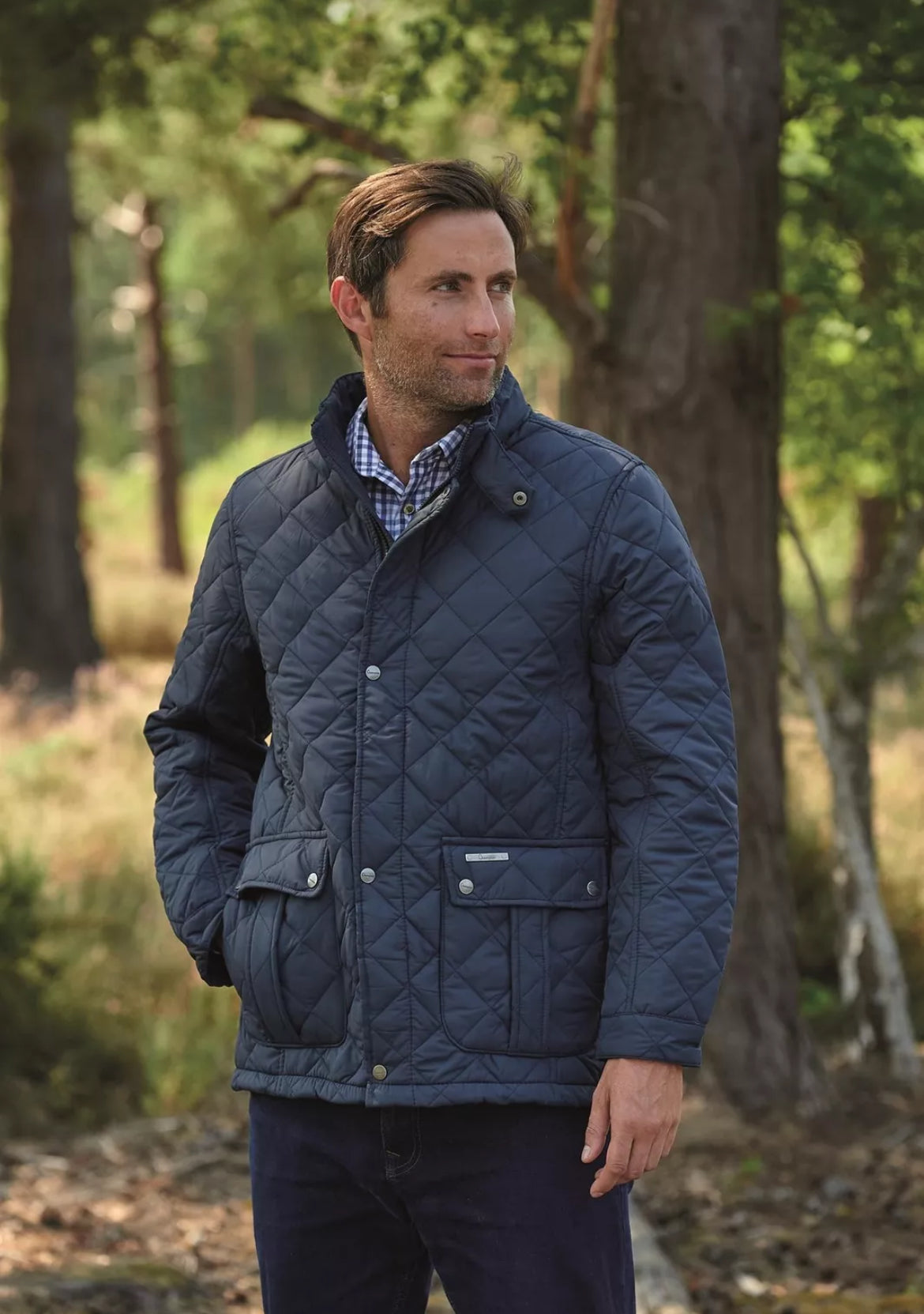 Men’s champion padstow diamond quilted jacket