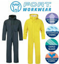 Unisex flex waterproof hooded work coverall fishing pressure washing
