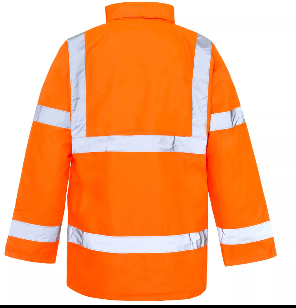 Mens hi vis work parka waterproof jacket